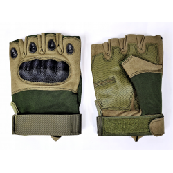 Rękawice taktyczne militarne wojskowe XL bez palców olive