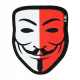 Naszywka Anonymous rzep M-Tac