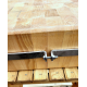 Kloc masarski pień rzeźniczy drewno akacjowe 50x40x20