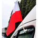 POLSKA FLAGA samochodowa 40x30cm + maszt do szyby