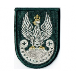 Naszywka na beret ORZEŁEK WP zielony Wojska Lądowe (137)