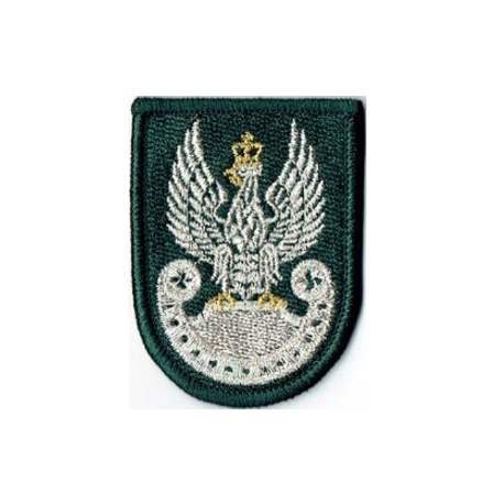 Naszywka na beret ORZEŁEK WP zielony Wojska Lądowe (137)