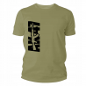T-shirt bawełna TigerWood AK47 zielony
