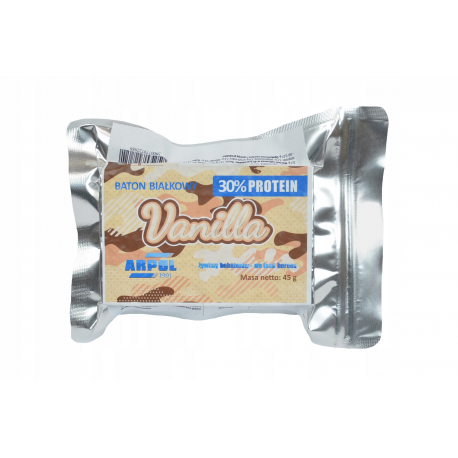 Baton białkowy waniliowy 30% protein 45 g Arpol