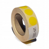 Zaklejki do tarcz samoprzylepne, żółte 20 mm - 500 szt. rolka