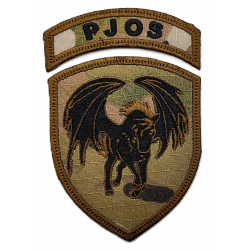 Naszywka PJOS- Powietrzna Jednostka Operacji Specjalnych multicam, na rzep