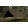 Tarp, Płachta biwakowa turystyczna plandeka TigerWood Tarp T2 3 x 3 m - Khaki