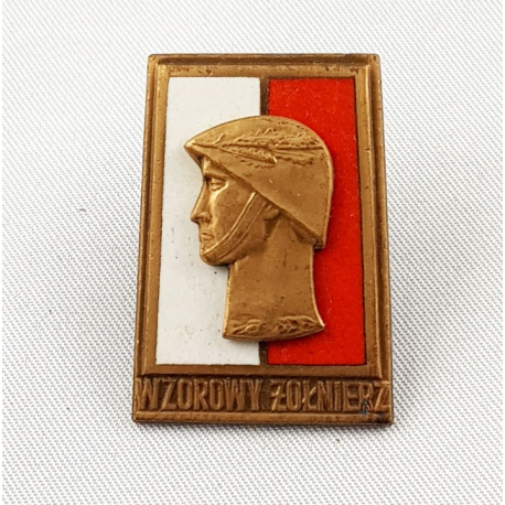 ODZNAKA Wzorowy żołnierz wzór 1973 brązowa