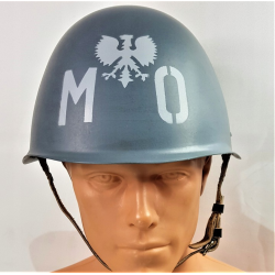 HEŁM stalowy wz. 67/75 MO Milicji Obywatelskiej